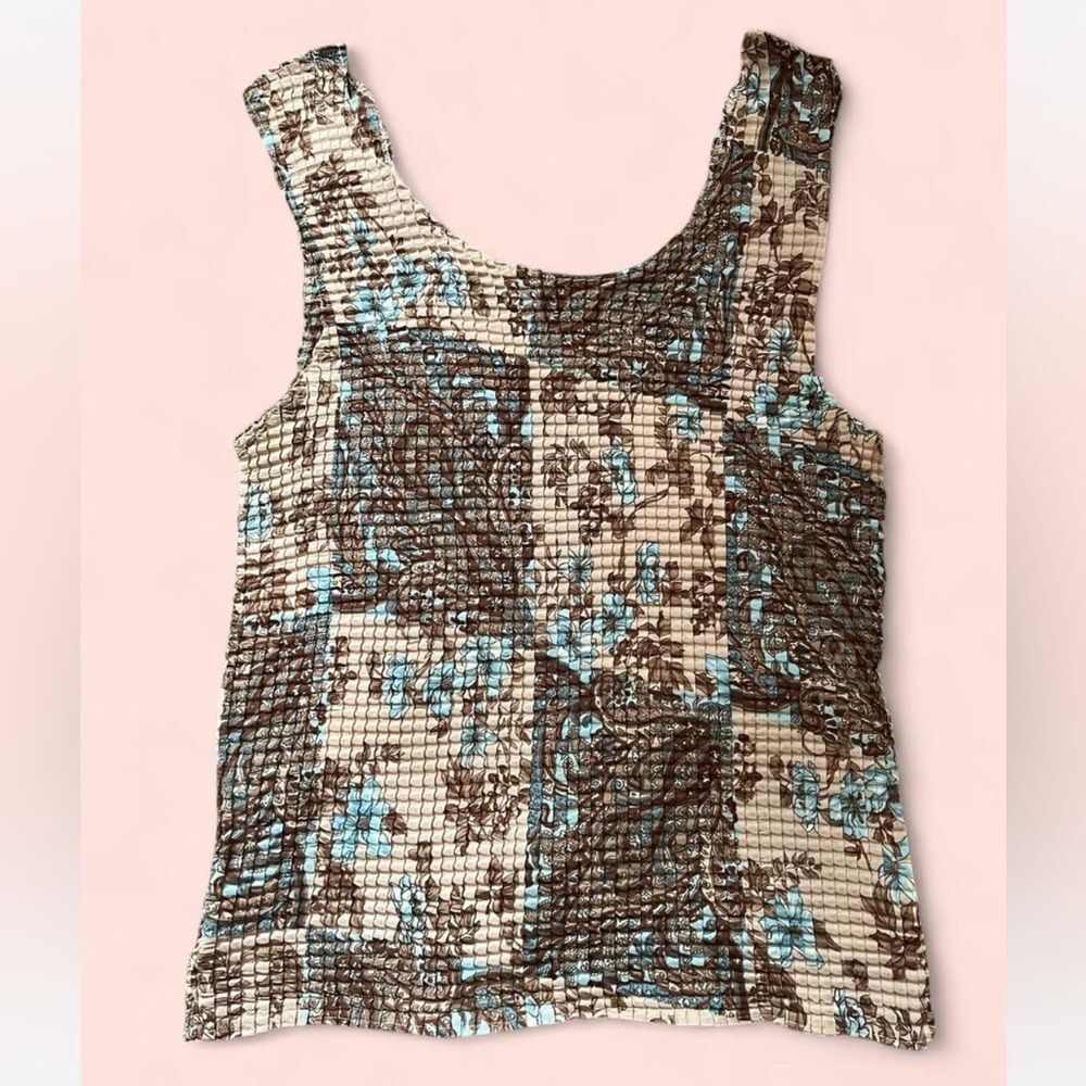 Vintage Basic Editions Crinkle Pleated Stretch Sl… - image 2